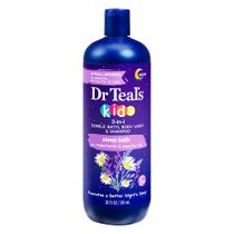 Kit Banho Dr. Teal's Kids Sleep - Espuma, Sabonete e Shampoo (60ml)