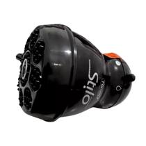 Kit Banho Ducha Stilo 220v/5400w Preto com Braço 30Cm Forusi