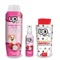 Kit Banho e Tosa Shampoo Condicionador e Perfume PITAIA Tropical UP Clean - Cães e Gatos Kit Banho e Tosa Shampoo Condicionador e Perfume PITAIA Tropical UP Clean - Cães e Gatos