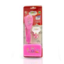 Kit Banho Escova, Pente e Saboneteira 1 Prendedor de Chupeta Cefisa Kit Banho Escova, Pente e Saboneteira 1 Prendedor de Chupeta Cefisa