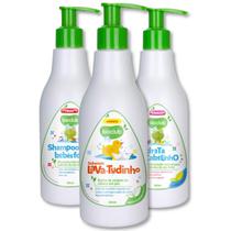 Kit Banho Feliz - Shampoo, Condicionador, Sabonete Líquido Bioclub