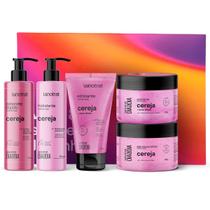 Kit Banho Labotrat Cereja - 5 Itens Kit Banho Labotrat Cereja - 5 Itens