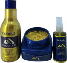 Kit Banho Ouro Sh 300ml Mas 300g Finalizador 60ml Hobety Kit Banho Ouro Sh 300ml Mas 300g Finalizador 60ml Hobety
