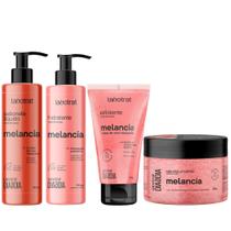 Kit Banho Premium Labotrat Melancia Completo 4 Produtos C/ Sais Corpo E Rosto Cheiro De Fruta