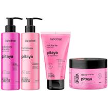Kit Banho Premium Labotrat Pitaya Completo 4 Produtos C/ Sais Corpo E Rosto Cheiro De Fruta