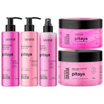Kit Banho Premium Labotrat Pitaya Completo 5 Produtos Corpo E Rosto Esfoliante Cheiro De Fruta