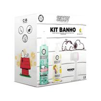 Kit Banho Sabonete Líquido Facial + Hidratante Corporal + Escova Facial Snoopy & Ticiane Pinheiro Kit Banho Sabonete Líquido Facial + Hidratante Corporal + Escova Facial Snoopy & Ticiane Pinheiro