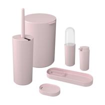 Kit Banho Serene 6 Peças Rosa Clay Coza