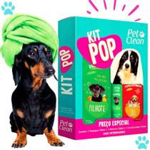 Kit Banho Shampoo Condicionador Perfume Para Cães Pet Clean - CRAZY STORE