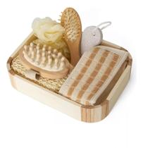 Kit Banho Spa Cuidados Pessoais Limpeza Esfoliação e Frescor 6 pçs Kit Banho Spa Cuidados Pessoais Limpeza Esfoliação e Frescor 6 pçs