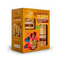 Kit Banho Verniz Forever Liss + Shampoo 300ml Máscara 250g