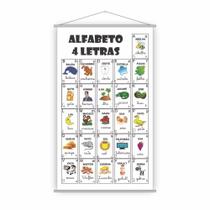 Kit Banners Alfabeto 4 Letras + Silabário Simples + Complexo Kit Banners Alfabeto 4 Letras + Silabário Simples + Complexo
