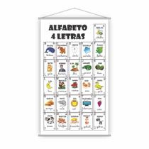 Kit Banners Alfabeto 4 Letras + Silabário Simples + Complexo Kit Banners Alfabeto 4 Letras + Silabário Simples + Complexo