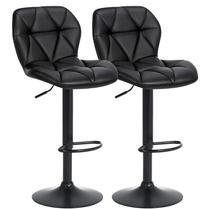 Kit Banqueta Alta Giratória Bancada Bistrô Estofada Duoffice Domus