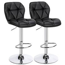 Kit Banqueta Alta Giratória Bancada Bistrô Estofada Duoffice Domus Kit Banqueta Alta Giratória Bancada Bistrô Estofada Duoffice Domus