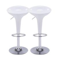 Kit Banqueta Bar Tulipa Branco com 2 peças