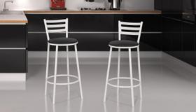 Kit banqueta com encosto altura de 70cm e assento de 35cm Cor:PretoFerragem:Branco Kit banqueta com encosto altura de 70cm e assento de 35cm Cor:PretoFerragem:Branco