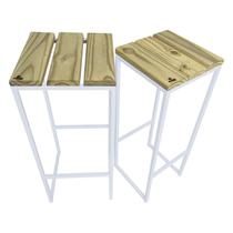 Kit Banquetas Strassis Design SD-5040 Cor: Branca