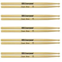 Kit Baqueta 5 Pares Liverpool Madeira Classic Series Kit Baqueta 5 Pares Liverpool Madeira Classic Series