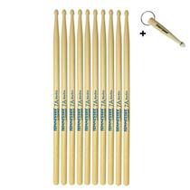 Kit Baquetas 5 Pares Tennessee Marfim Liverpool + Brinde