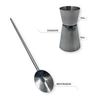 Kit Bar 5pçs Coqueteleira Profissional Aço Inox 550ml Completo Para Caipirinha Bartender Kit Bar 5pçs Coqueteleira Profissional Aço Inox 550ml Completo Para Caipirinha Bartender