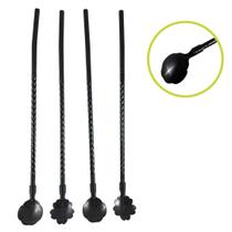 Kit Bar 7Pçs Balde, Coqueteleira, Pegador, 4 Canudos Mexedor Inox