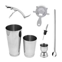 Kit Bar Iniciante 9 Bartender 7 Peças