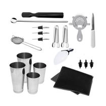 Kit Bar Profissional 3 Bartender 19 Peças Kit Bar Profissional 3 Bartender 19 Peças