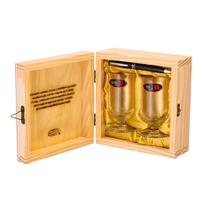 Kit Bar Riedel 2 Taças Whisky Cristal + Caneta Crown Caixa