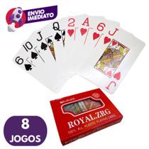 Kit Baralho Duplo Profissional Jogo 108 Cartas 100% Plástico Com Estojo Resistente Kit Baralho Duplo Profissional Jogo 108 Cartas 100% Plástico Com Estojo Resistente