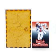 Kit Baralho Malandro Zé Pilintra e Porta Tarô Caixa Madeira Kit Baralho Malandro Zé Pilintra e Porta Tarô Caixa Madeira
