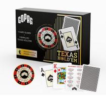 Kit Baralho Poker Texas Hold'em Copag + Card Guard