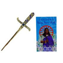 KIT Baralho Santa Sara 36 cartas + Athame Dourado