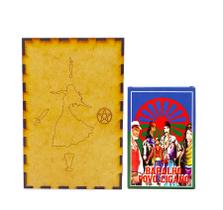 Kit Baralho Tarô Povo Cigano e Porta Tarô Caixa Madeira Kit Baralho Tarô Povo Cigano e Porta Tarô Caixa Madeira