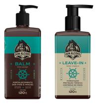 Kit Barba Cabelo Balm 120g Leave In Premium 120g Calico Jack