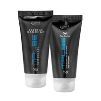 Kit Barba Masculino Creme Barbear E Gel Pós-Barba Aloe Vera Kit Barba Masculino Creme Barbear E Gel Pós-Barba Aloe Vera