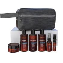 Kit Barba Oceano Condicionador Óleo Balm Necessaire Cinza
