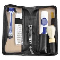Kit Barba SHAVE em Couro Galvani