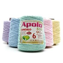 Kit Barbante Apolo Eco nº06 600g Tom Pastel - 5 Cores - CÍRCULO