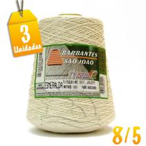 Kit Barbante São João Esmeralda 500g 8/5 Fios - 3 unidades