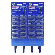 kit barbeador 24 um ultra inox basic- 2 lâminas cabo plastico kit barbeador 24 um ultra inox basic- 2 lâminas cabo plastico