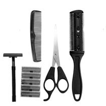 Kit Barbeador Aparelho De Barbear Manual Uso Pessoal Gilete - wincy