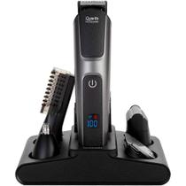 Kit Barbeador Eletrico Quanta QTAPK20 - 12 Em 1 - Recarregavel - Preto e Cinza Kit Barbeador Eletrico Quanta QTAPK20 - 12 Em 1 - Recarregavel - Preto e Cinza