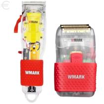 Kit Barbeador Elétrico Shaver Wmark E Máquina De Corte Wmark Kit Barbeador Elétrico Shaver Wmark E Máquina De Corte Wmark