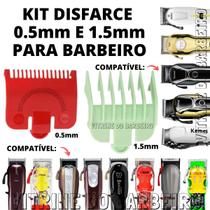 Kit Barbearia 2 Pentes Disfarce 0,5 1,5 P/ Máquina De Corte!