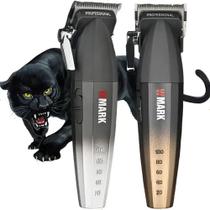 Kit Barbearia Máquina de Cortar Cabelo e Barba Profissional Wmark NG2038 Bivolt 9000RPM Corte Preciso Barbeiro Kit Barbearia Máquina de Cortar Cabelo e Barba Profissional Wmark NG2038 Bivolt 9000RPM Corte Preciso Barbeiro