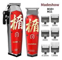 Kit Barbearia Profissional Madeshow M5 Corte + M6 Acabamento Vermelho Kit Barbearia Profissional Madeshow M5 Corte + M6 Acabamento Vermelho