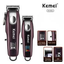 Kit Barbeiro 2 Kemei 8526 Recarregável
