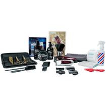 Kit Barbeiro Iniciante Completo Kemei máquina de cortar cabelo + 15 itens Kit Barbeiro Iniciante Completo Kemei máquina de cortar cabelo + 15 itens