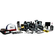 Kit Barbeiro Iniciante Completo Wmark 2038 + kemei 2299 + Kemei tx1 - pro barber